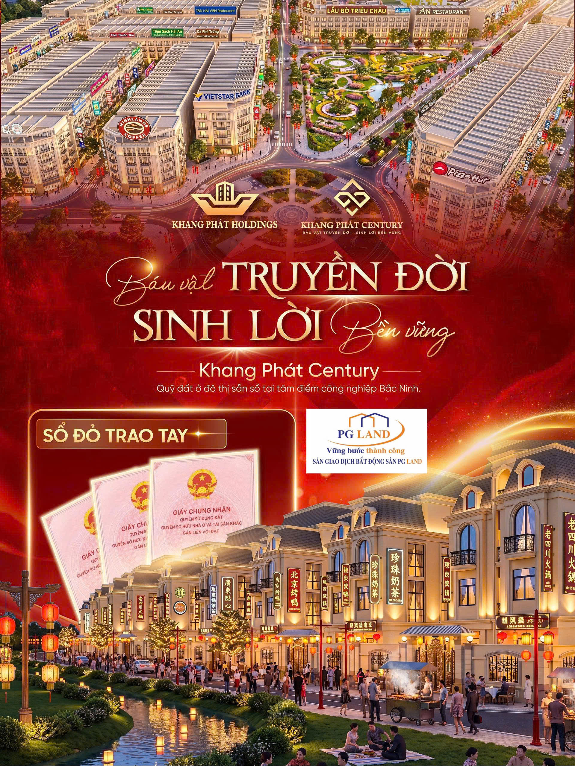 Khang Phát Century sổ đỏ sẵn sàng bàn giao
